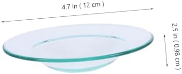 HOMSFOU 2 Pc Wax Heater Liner Oil Warmer Dish