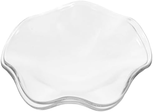 Tofficu 2Pcs Transparent Glass Candle Warmer Plates 334 Inch Replacement Tray