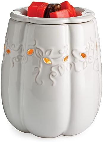 Candle Warmers Etc White Pumpkin Warming Warmer