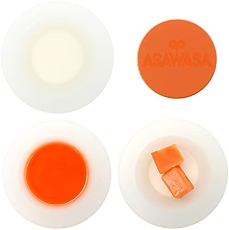 ASAWASA 6 Pcs Reusable Silicone Wax Melt Liners