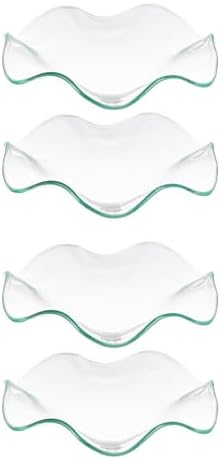 4Pcs Replacement Wax Heating Tray Glass Candle Warmer Bowl