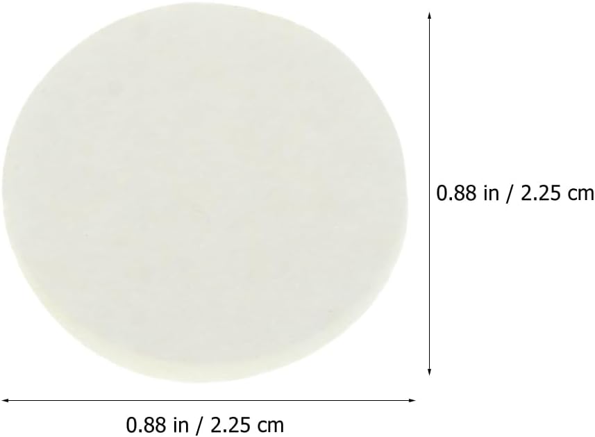 Healifty 100Pcs Round Diffuser Locket Pads