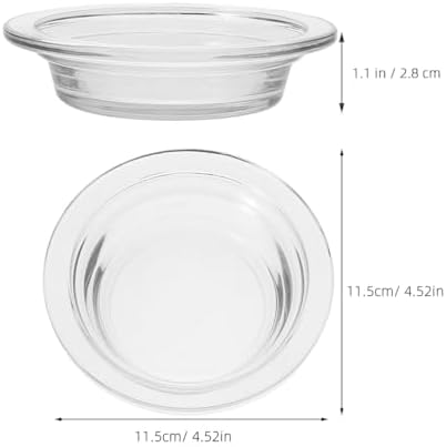 Elegant 2pc Glass Wax Melt Warmer Set