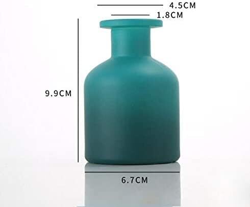 TOPWEL 150ml Glass Diffuser Jar Bottle - Blue Gradient