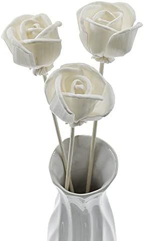 5 Pack Rattan Rose Diffuser Sticks for Home Fragrance