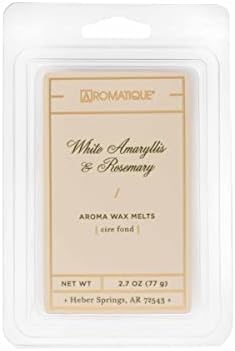Aromatique Aroma Wax Melts Tray with White Amaryllis Rosemary
