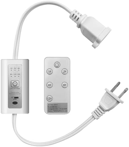 177 Inch Remote Control Timer for Small Appliances Auto Off