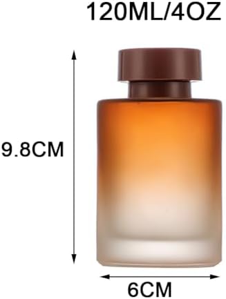 VASANA 120ML Empty Glass Diffuser Jar for Aromatherapy