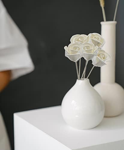 5 Pack Rattan Rose Diffuser Sticks for Home Fragrance