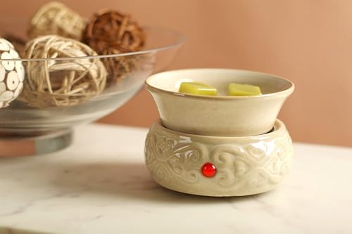 Hosley Cream Ceramic Electric Warmer