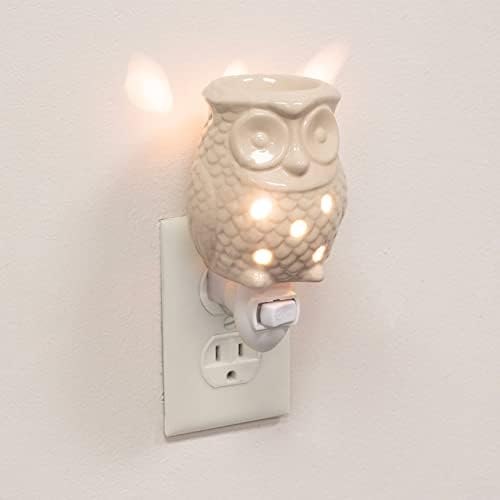 Owl Plug In Fragrance Wax Melt Warmers 2 Pack - Cinnamon Scented