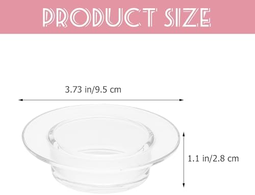IMIKEYA Scented Votive Candle Wax Warmer Bowl
