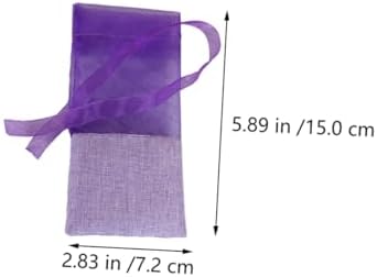 24Pcs Lavender Sachet Bags Premium Gauze Drawstring Pouches for Closets Drawers