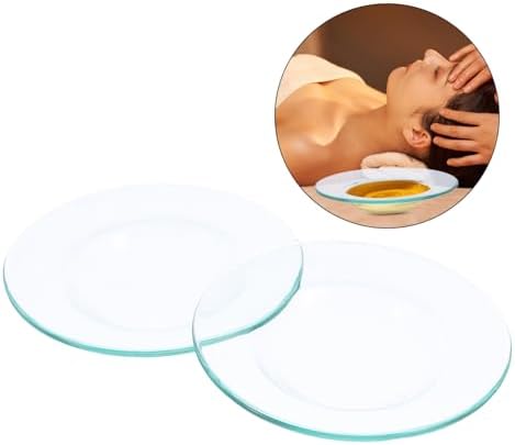 HOMSFOU 2 Pc Wax Heater Liner Oil Warmer Dish