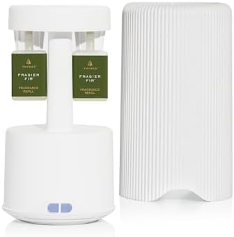 Thymes Pura Plus Smart Diffuser Kit with Frasier Fir Refills