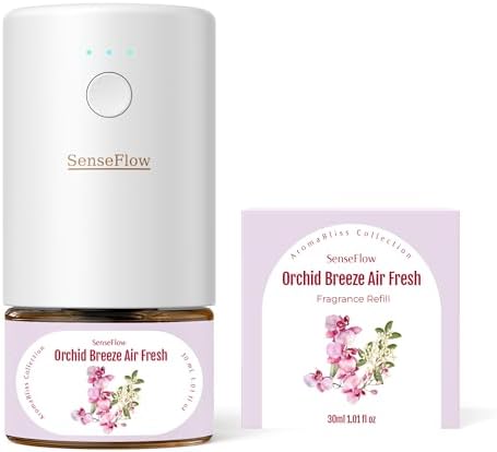SF101 Waterless Ultrasonic Essential Oil Diffuser 100 Plant-Based