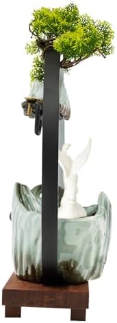 Tabletop Fountain with LED Light and Atomizer