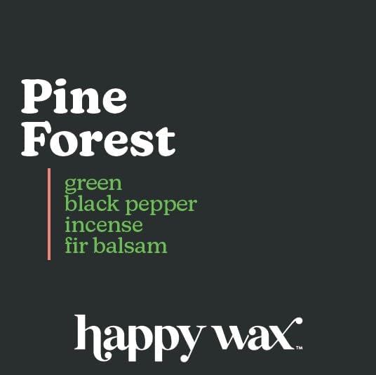 Happy Wax Pine Forest Scented Bear Wax Melts 4 oz Tin