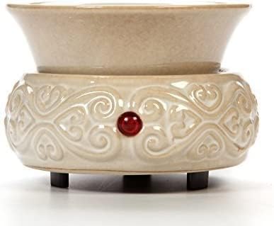 Hosley Cream Ceramic Electric Warmer