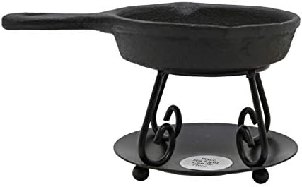 Bright Ideas Wax Melter Cast Iron Skillet with Warmer and Trivet