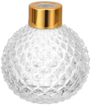 200ml Clear Glass Diffuser Bottle with Gold Cap