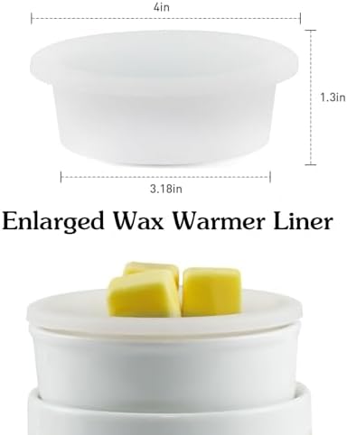 2PCS Large Wax Melt Warmer Liner Silicone