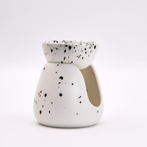 Ceramic Oil Burner - Tealight Essential Oil Warmer Minimalist Design