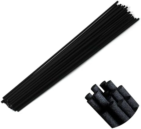 Black Fibre Reed Diffuser Sticks 20pcs 43cm x 5mm