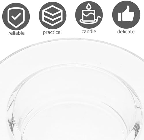 IMIKEYA Scented Votive Candle Wax Warmer Bowl