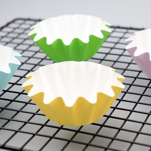 GSHLLO 100 Pcs Colored Wax Melt Cups