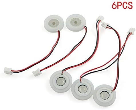 ZYAMY 6pcs 16mm Ultrasonic Mist Maker Ceramic Discs with Wire and Sealing Ring
