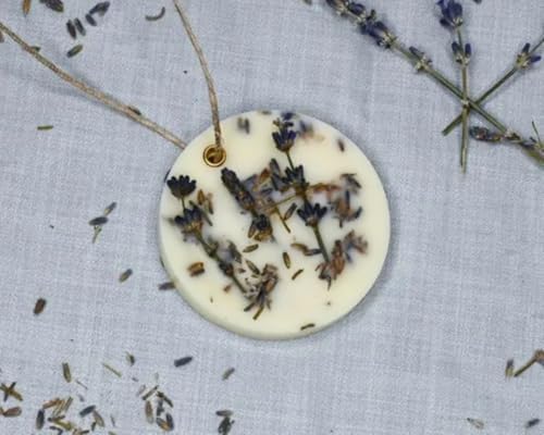 Handmade Botanical Soy Wax Scented Sachet with Dried Lavender Flowers