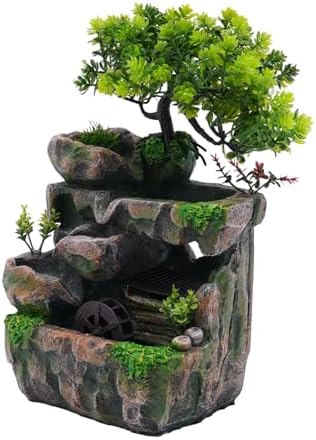 DAERNA Indoor Water Fountain with LED Light