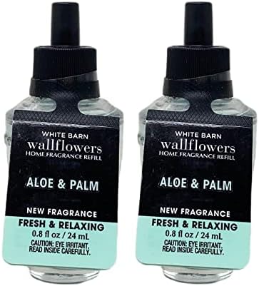 Bath Body Works Aloe Palm Wallflowers Refill Pack of 2