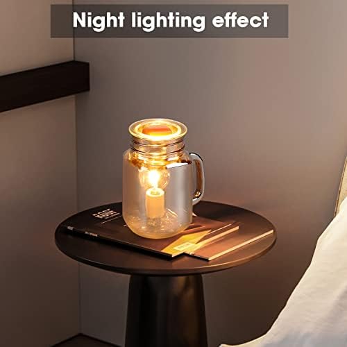 HEKALU Wax Melt Warmer with Handle and Bulb Design