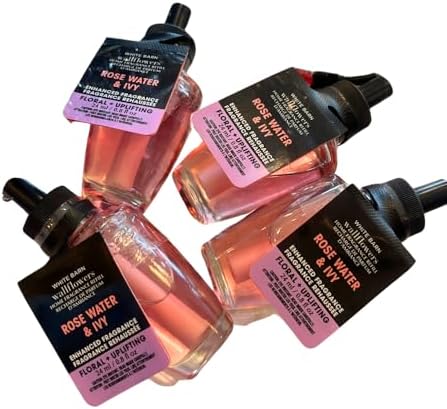 Bath Body Works Rose Water Ivy Wallflowers Refill 4-Pack