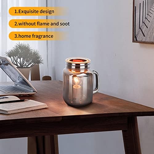 HEKALU Wax Melt Warmer with Handle and Bulb Design