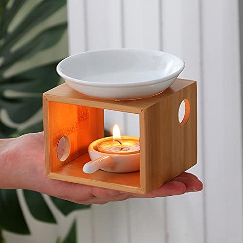 Wooden Essential Oil Burner with Tealight Holder