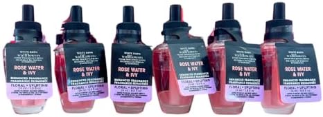Bath Body Works Rose Water Ivy Wallflowers Refill 6-Pack