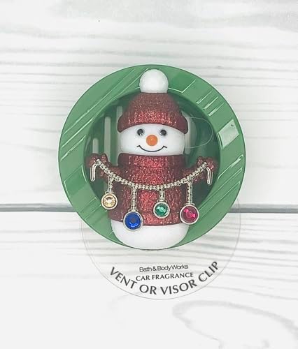 Bath And Body Works Snowman Car Visor Fragrance Holder