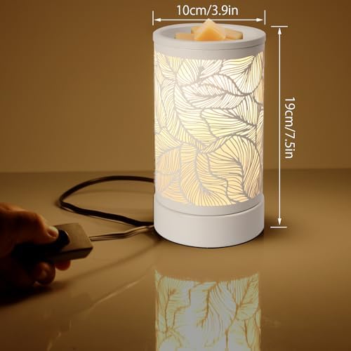 Electric Wax Melter Warmer with Night Light Metal Design