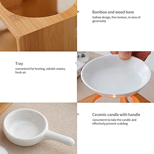 Wooden Essential Oil Burner with Tealight Holder