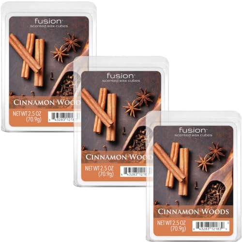 FUSION Cinnamon Woods Scented Wax Melts - 3 Pack