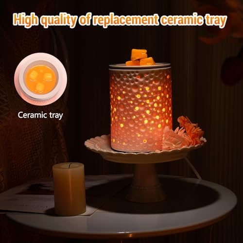 Planet Ceramic Electric Wax Melter with Timer and LED Light