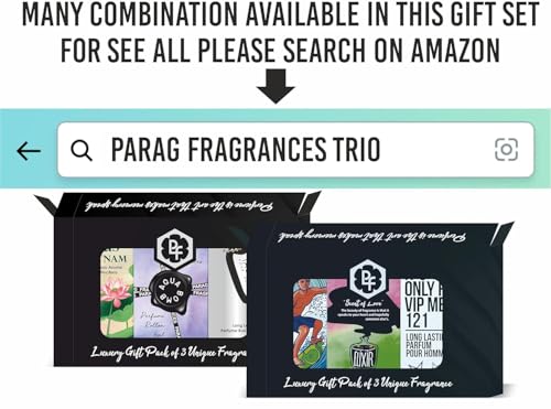 Parag Fragrances Trio Roll-On Perfume Gift Set 6ml x 3