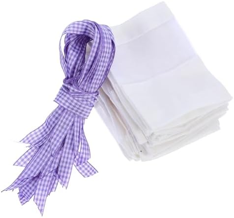 LOGOFUN 40pcs Lavender Sachet Bags with Window Design