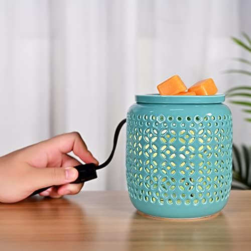 ASAWASA Ceramic Wax Melter with Timer and Light