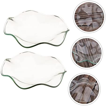 2pcs Glass Essential Oil Diffuser Plates for Candle Warmers
