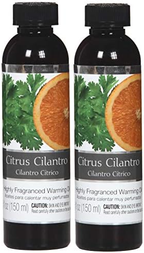 Hosleys Set of 2 Citrus Cilantro Warming Oils