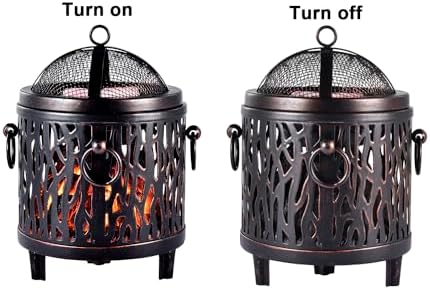 Electric Fireplace Wax Heater with Wood Grain Design